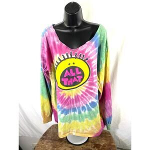 All That Nickelodeon Tie Dye Long Sleeve XL